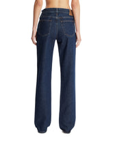 Blue Straight-Leg Jeans | PDP | Antonia