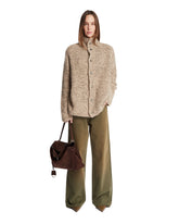 Beige Cloud Melange Cardigan | PDP | Antonia