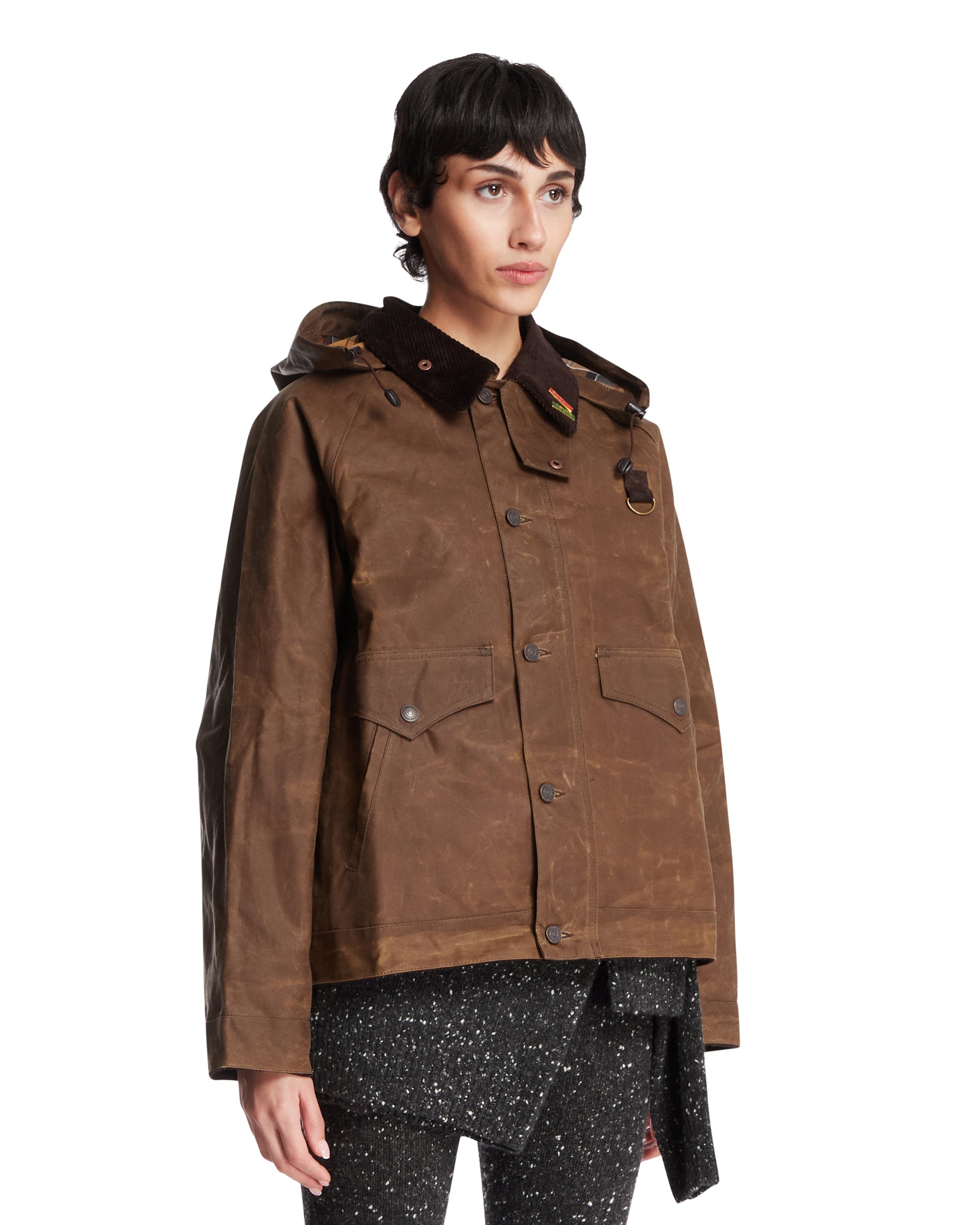 Levi's x Barbour Brown Spey Waxed Jacket | LEVI'S - Antonia