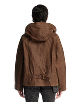 Levi's x Barbour Brown Spey Waxed Jacket | PDP | Antonia