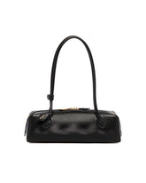 Black Medium Le Teckel Perforated Bag | PDP | Antonia