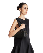 Black Medium Le Teckel Perforated Bag | PDP | Antonia