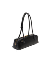 Black Medium Le Teckel Perforated Bag | PDP | Antonia