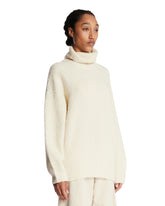 White Wool Turtleneck Sweater | PDP | Antonia