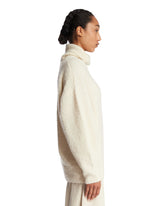 White Wool Turtleneck Sweater | PDP | Antonia
