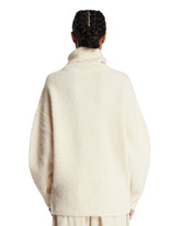White Wool Turtleneck Sweater | PDP | Antonia