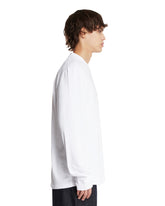 White Gros Grain Long Sleeve T-Shirt | PDP | Antonia