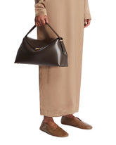 Borsa T-Lock Top Handle Marrone | PDP | Antonia