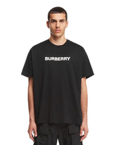 T-Shirt Con Logo Nera - BURBERRY | PLP | dAgency