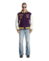 Giacca Varsity Con Ricami Viola | PDP | Antonia