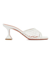 White Lupita Net Mules | PDP | Antonia