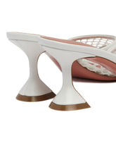 White Lupita Net Mules | PDP | Antonia