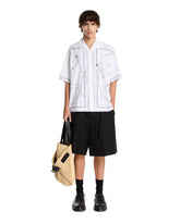 White Dog Print Denim Shirt | PDP | Antonia