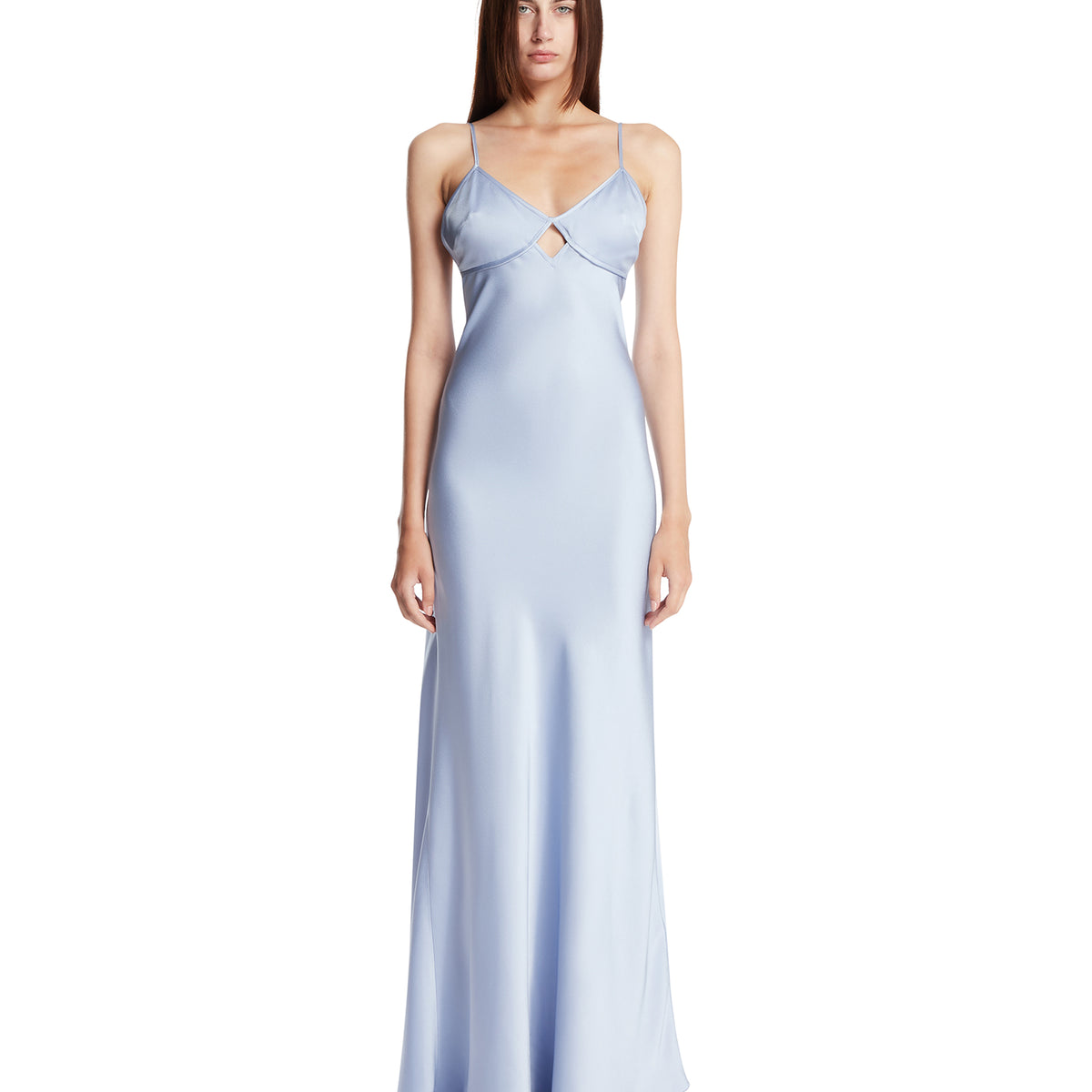 Light Blue Cut-Out Dress