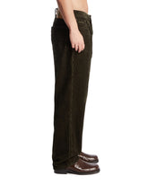 Levi's x Barbour Green 578 Pleated Corduroy Pants | PDP | Antonia