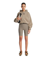 Felpa Con Cappuccio In Cotone Beige | PDP | Antonia