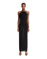 Black Sculpture Jersey Dress | PDP | Antonia