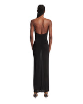 Black Sculpture Jersey Dress | PDP | Antonia