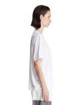 T-Shirt Girocollo In Cotone Bianca | PDP | Antonia