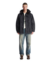 Levi's x Barbour Blue Bedale Jacket | PDP | Antonia