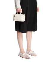 White Holdall Small Leather Bauletto Bag | All | Antonia