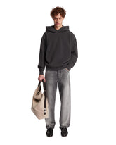 Gray Cashmere Hooded Sweater | PDP | Antonia