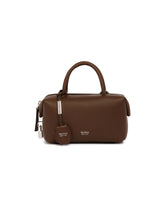 Brown Holdall Small Bauletto Bag | PDP | Antonia