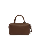 Brown Holdall Small Bauletto Bag | PDP | Antonia
