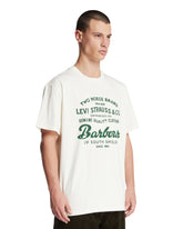 Levi's x Barbour White Graphic T-Shirt | PDP | Antonia