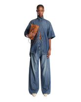 Dark Blue Denim Shirt | PDP | Antonia