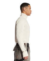 White Polartec Turtleneck | PDP | Antonia