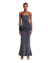 Long Knit Dress with Sequins | PDP | Antonia