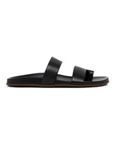 Black Leather Hugh Sandals | PDP | Antonia