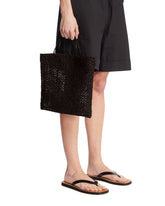 Black Woven Raffia Bag | PDP | Antonia
