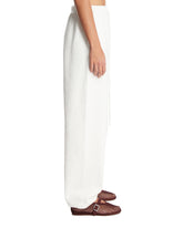 White Drawstring Pants | PDP | Antonia