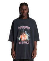 Blue Printed Equilibre T-Shirt | PDP | Antonia