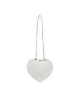 White Leather Coeur Shoulder Bag | PDP | Antonia