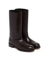 Brown Nobilis Leather Riding Boots | PDP | Antonia