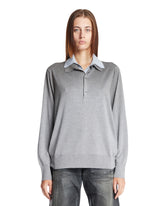 Gray Koyat Silk Polo | PDP | Antonia