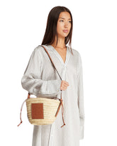 Loewe Beige Handwoven Bucket Bag | PDP | Antonia