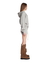 Gray Wrapped Mini Dress | PDP | Antonia