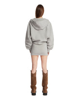 Gray Wrapped Mini Dress | PDP | Antonia