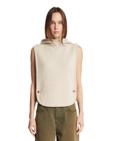 Beige Cashmere Vest | PDP | Antonia