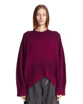 Purple Asymmetric Sweater | PDP | Antonia