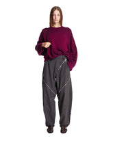 Purple Asymmetric Sweater | PDP | Antonia