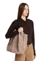 Borsa Drawstring Beige | PDP | Antonia