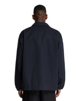 Overshirt Blu In Tessuto Tecnico | PDP | Antonia