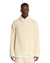 White Pearl Cloud Cashmere Sweater | PDP | Antonia