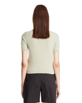 Green Short-Sleeve Sweater | PDP | Antonia