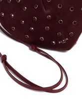 Burgundy Suede Le Coeur Bag | PDP | Antonia